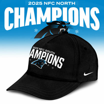 .Carolina Panthers 2025 NFC North Division Champions Limited Edition Hoodie