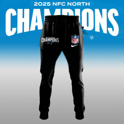 .Carolina Panthers 2025 NFC North Division Champions Limited Edition Hoodie