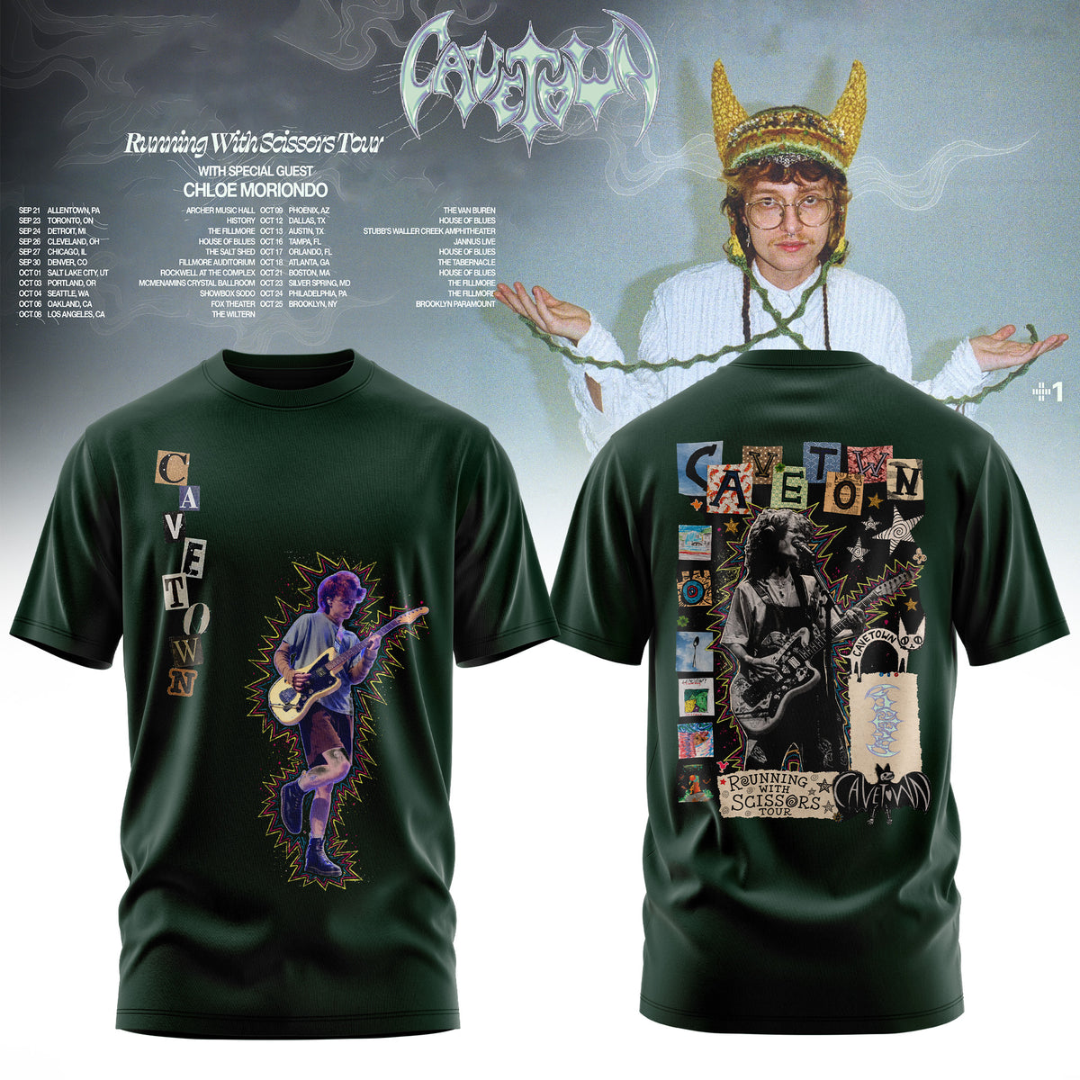 Cavetown – Running With Scissors Tour 2026 Limited T-Shirt