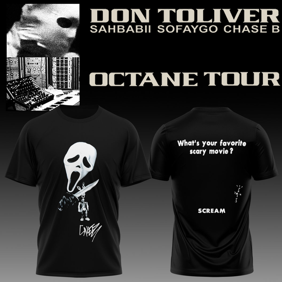 Don Toliver Octane Tour signed Tshirt