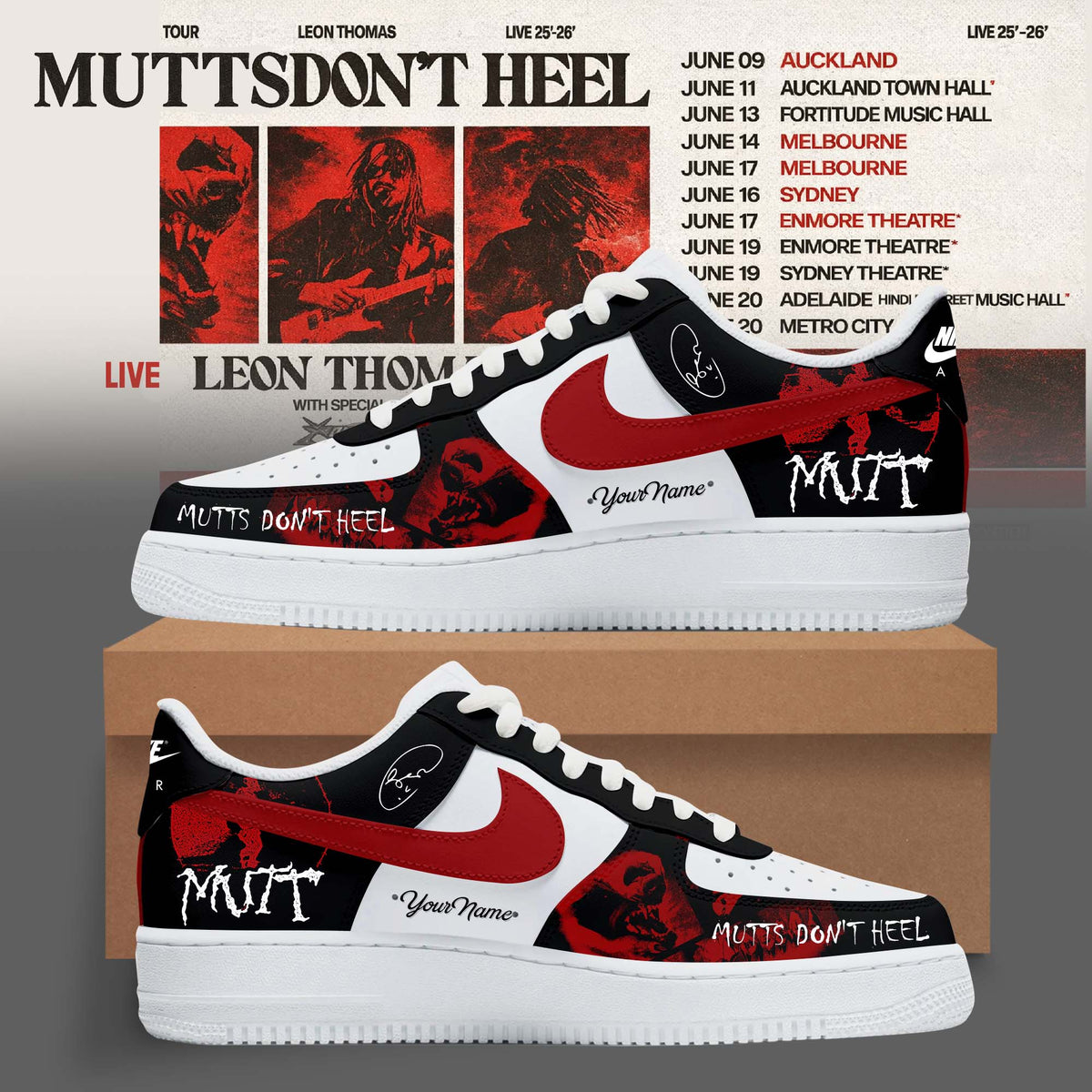 LEON THOMAS — MUTTS DON’T HEEL TOUR SHOES