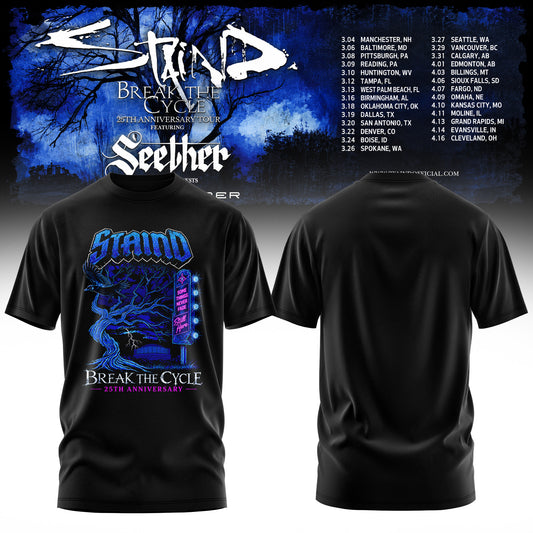 “Break The Cycle” 25th Anniversary Tour 2027 Tee