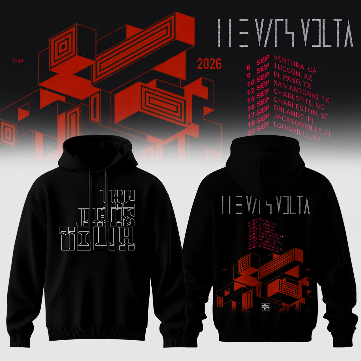 The Mars Volta 2026 Tour merch