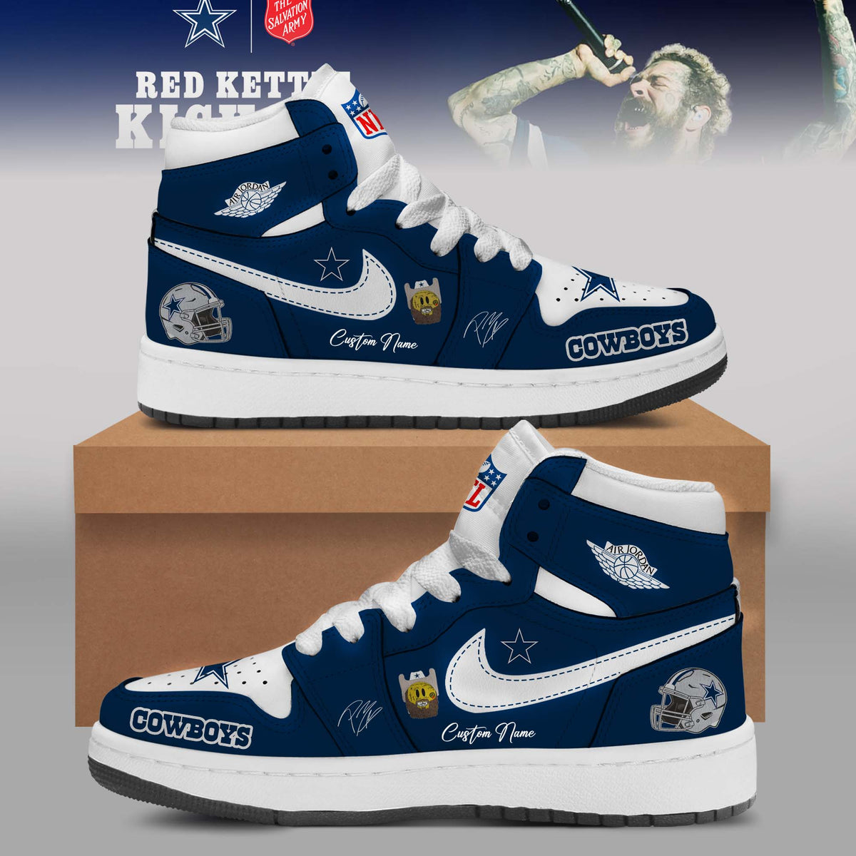 ,Dallas Cowboys x Post Malone Thanksgiving – Shoes