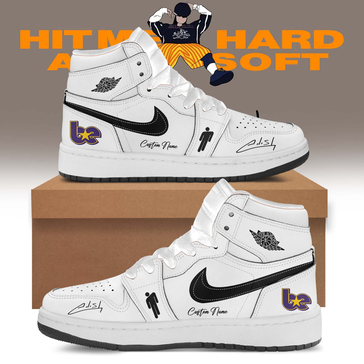 .Billie Eilish Hit Me Hard and Soft: The Tour Shoes 4