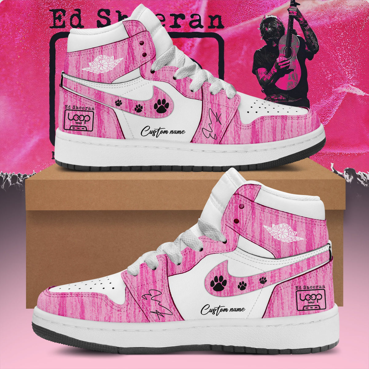 Ed Sheeran – Loop Tour NA 2026 Customize AJ1