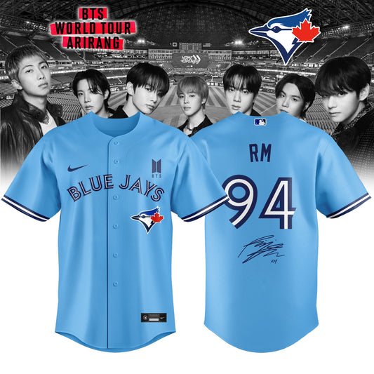 Toronto Blue Jays x RM 94 BTS World Tour 2026 Limited Edition Jersey