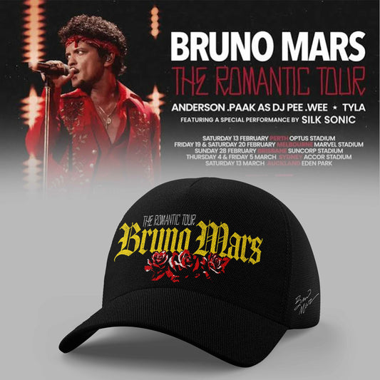 BRUNO MARS – THE ROMANTIC TOUR -CAP