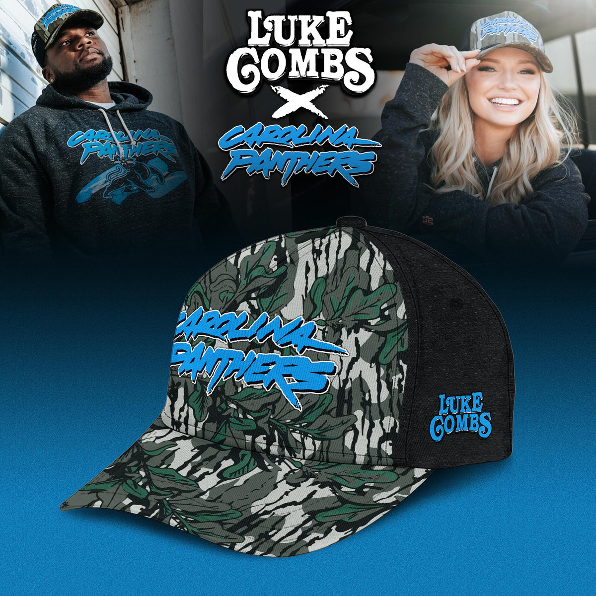 Luke Combs x Carolina Panthers 2025 Limited Edition T-shirt
