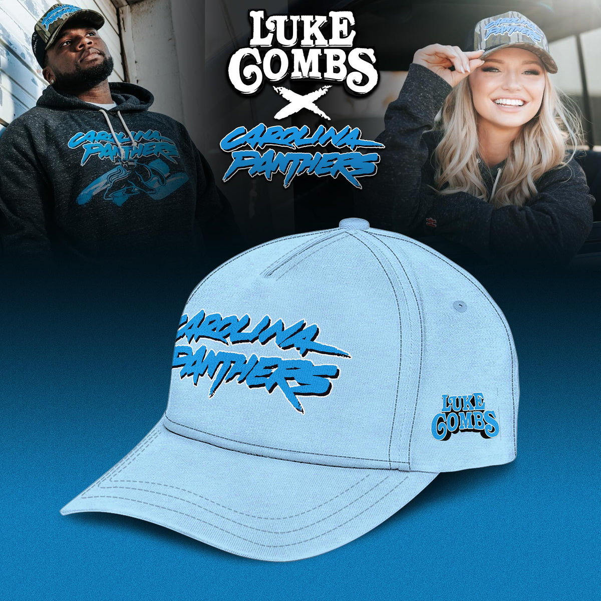 Luke Combs x Carolina Panthers 2025 Limited Edition T-shirt