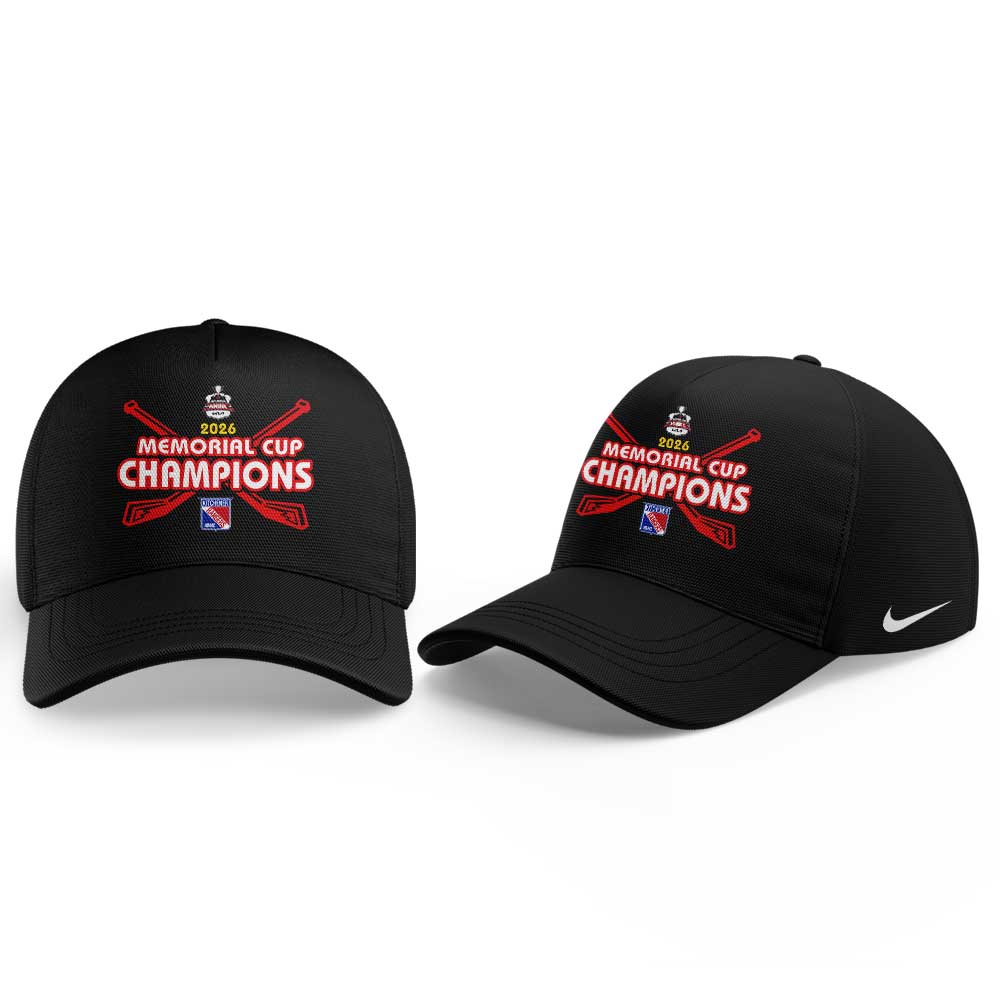 Kitchener Rangers 2026 MEMORIAL CUP CHAMPIONS Limited Hoodie White