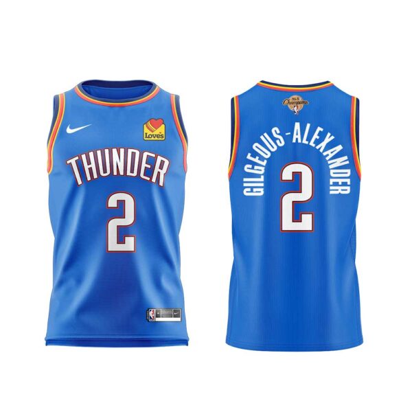. OC Thunder Association Swingman 25-26 Uniform Jersey Blue Custom Name, Number For Fans