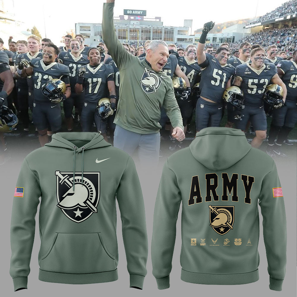 .Army Football Coach’s Smile Says It All 2025 Combo Hoodie