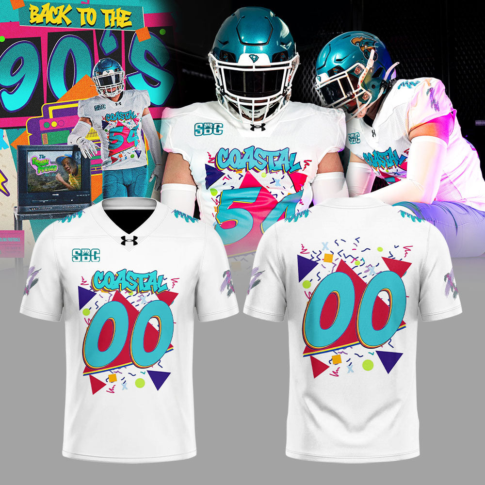 . COASTAL CAROLINA GOES BACK TO THE ’90s Football Jersey
