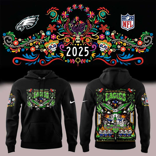 Philadelphia Eagles Hasta La Muerte 2025 Combo Hoodie