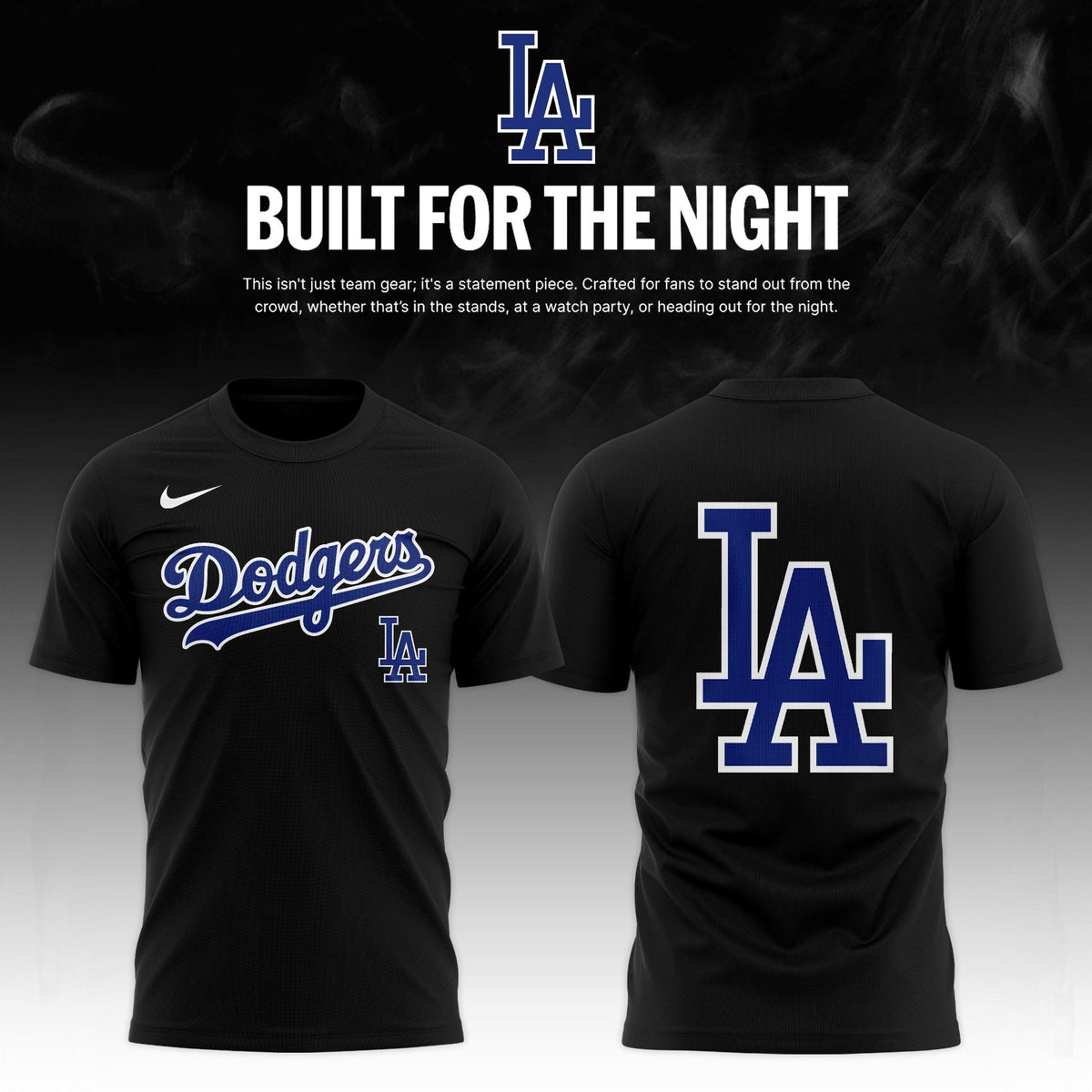 LA Dodgers 2026 Fashion Black Out Limited Edition Tshirt