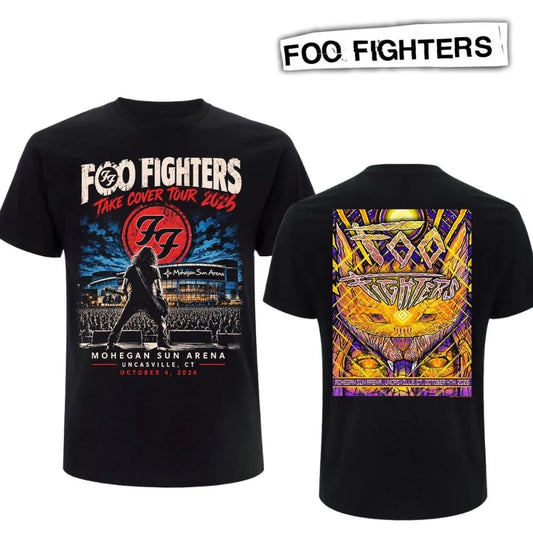 Foo Fighters Mohegan Sun Arena T-Shirt, Take Cover Tour 2026, Uncasville CT October 4 Concert Tee, Vintage Rock Shirt