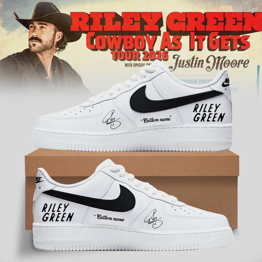 Air Force 1: Riley Green’s Cowboy As It Gets Tour 2026 Collection
