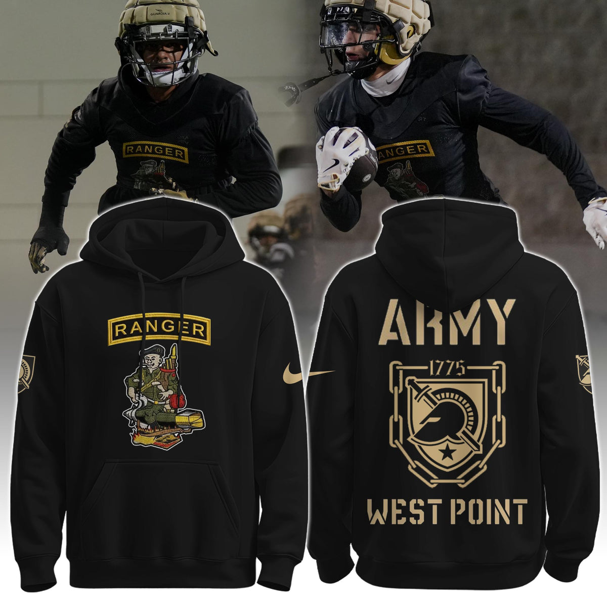 .Army West Point Athletics Ranger Special Edition 2025 Hoodie
