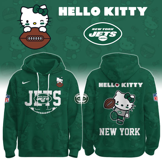 NY Jets Special Hello Kitty Limited Edition Hoodie