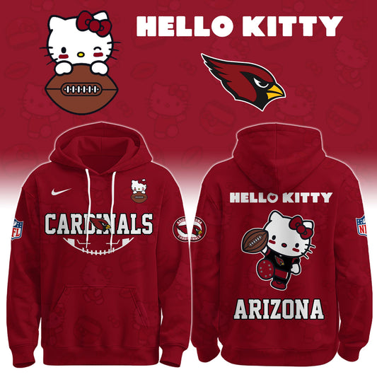 ARI Cardinals Special Hello Kitty Limited Edition Hoodie