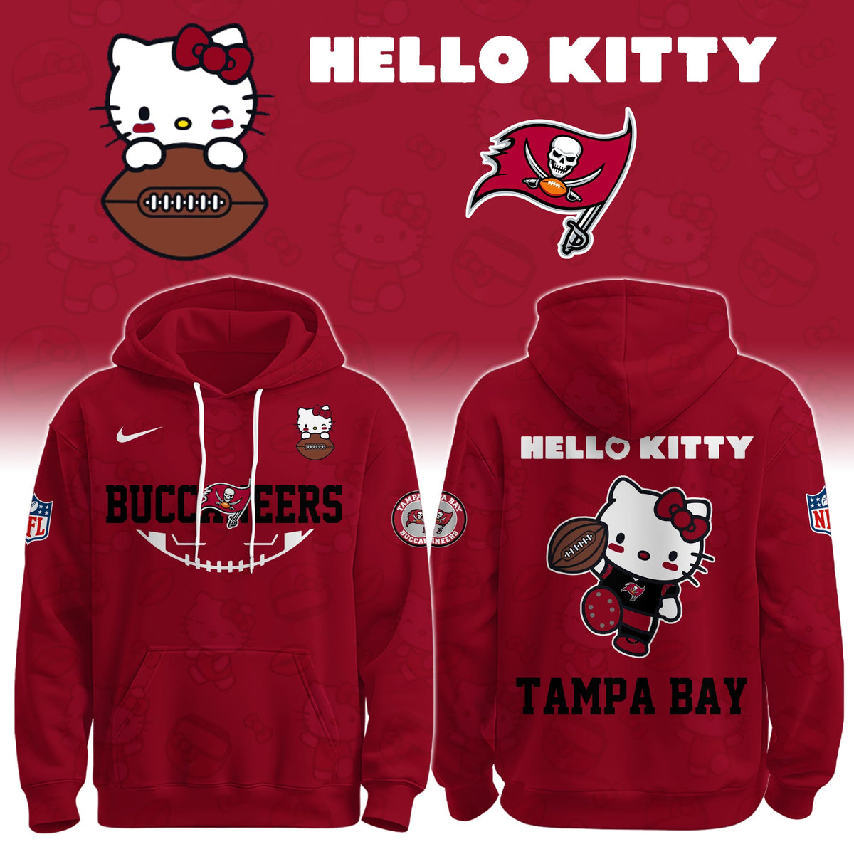 TB Buccaneers Special Hello Kitty Limited Edition Hoodie