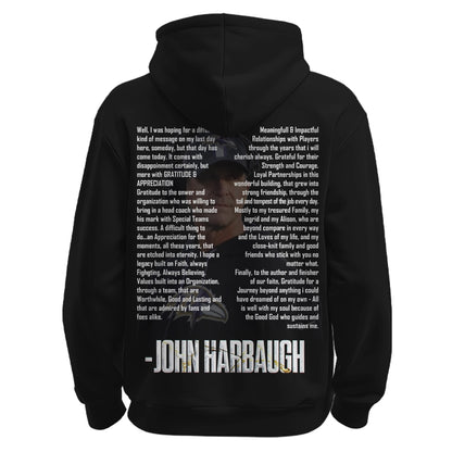 BAL Ravens Coach “John Harbaugh” Appreciation Hoodie