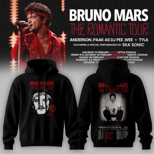 BRUNO MARS – THE ROMANTIC TOUR HOODIE