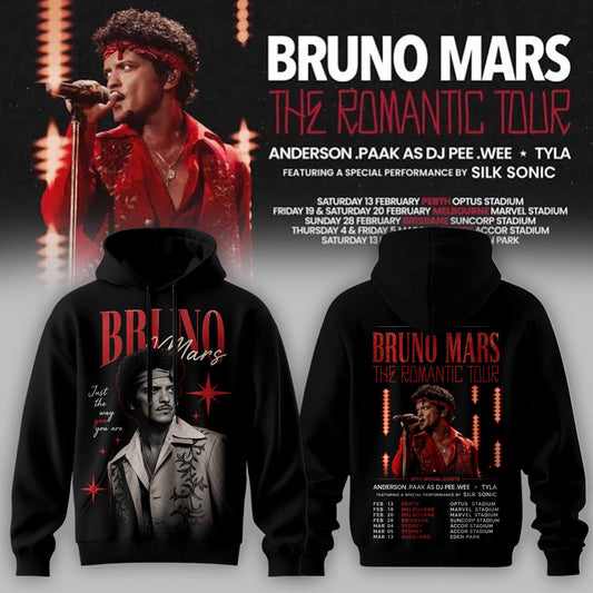 BRUNO MARS – THE ROMANTIC TOUR HOODIE