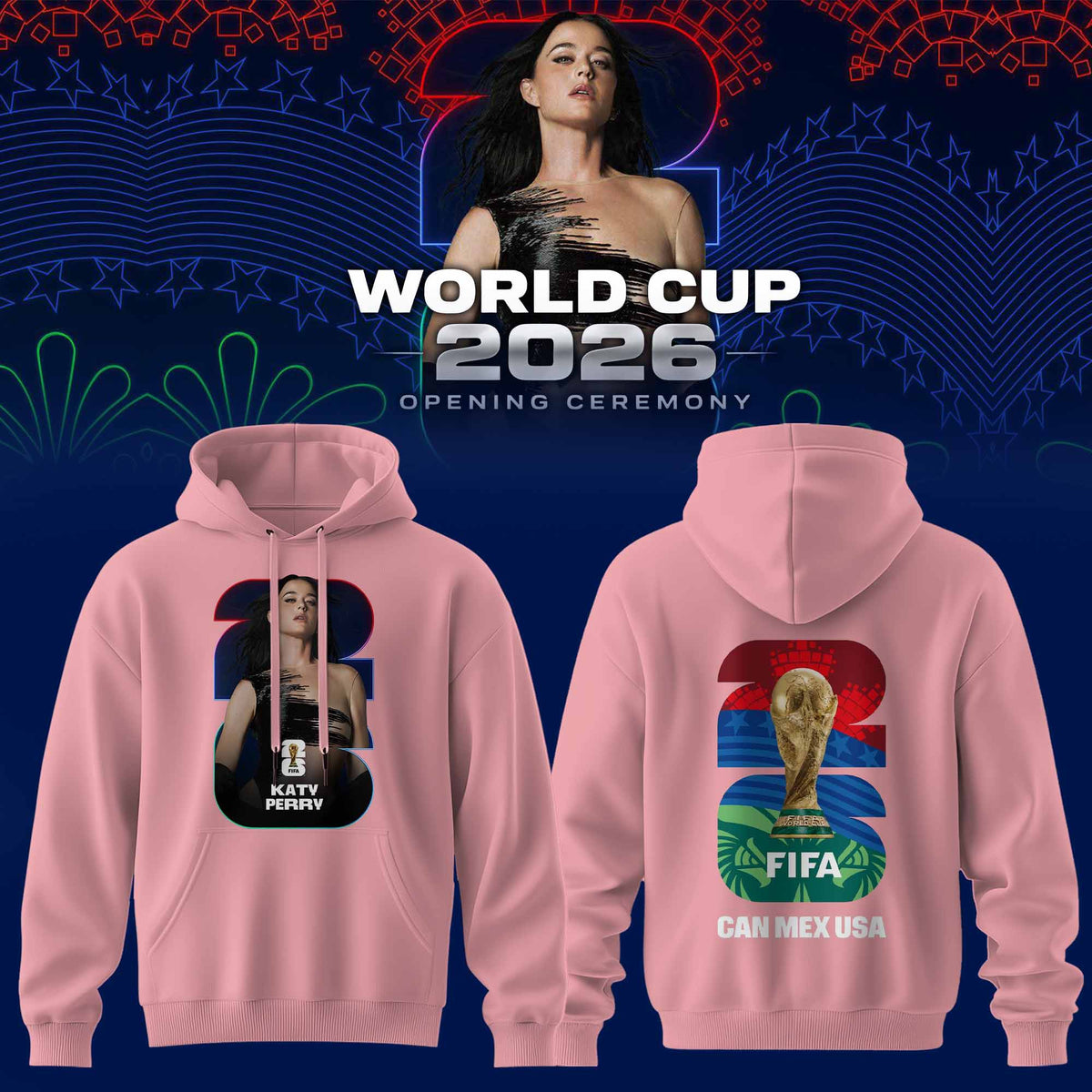KATY PERRY x WORLD CUP 2026 HOODIE