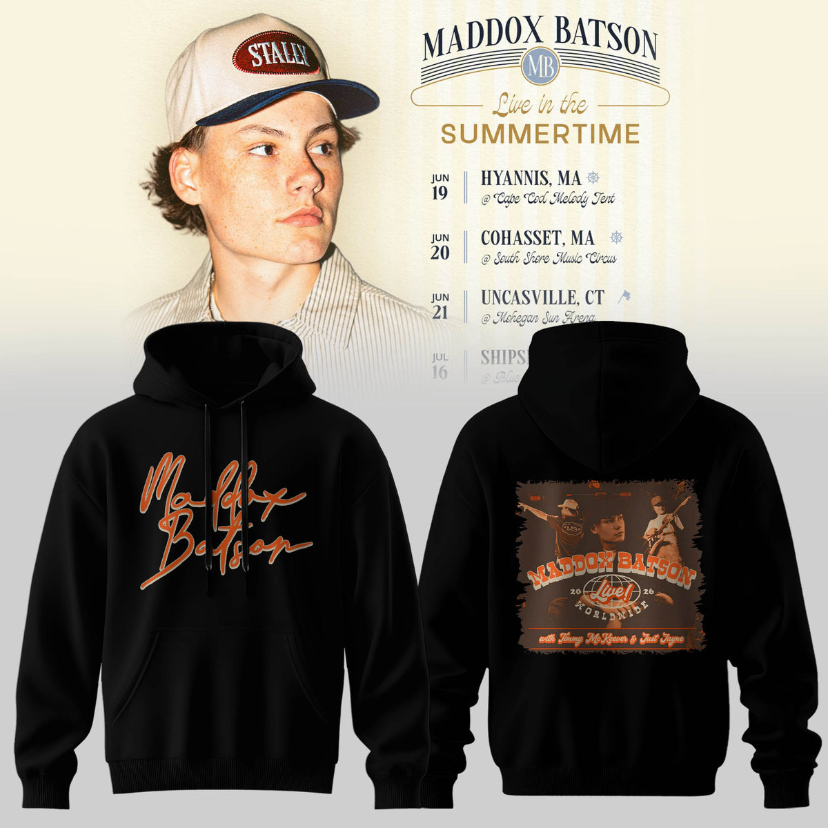 Maddox Batson – Live in Summertime Hoodie