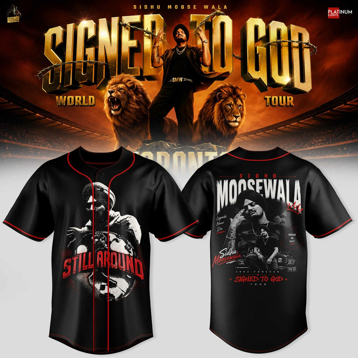 _SIDHU MOOSE WALA SIGNED TO GOD TOUR JERSEY
