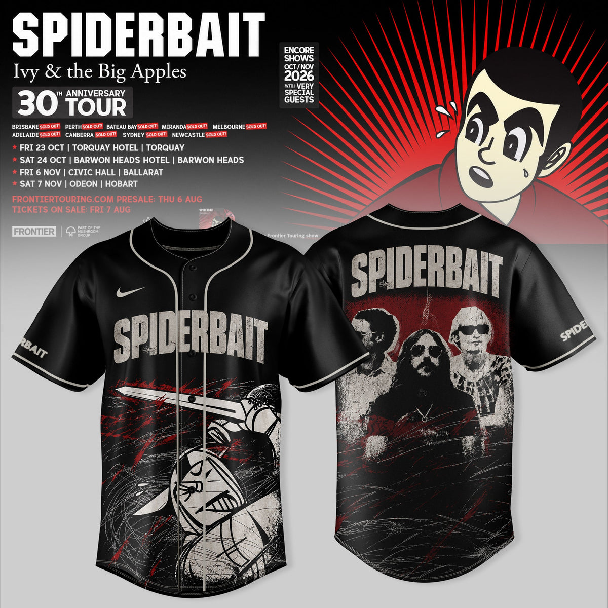 .SPIDERBAIT — 30TH ANNIVERSARY TOUR COLLECTION JERSEY