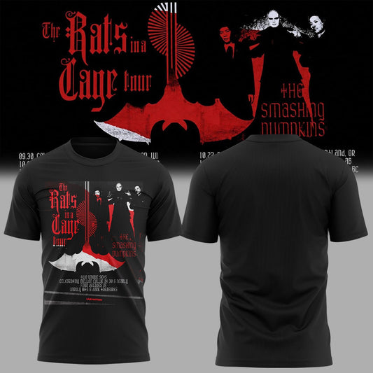 The Smashing Pumpkins – ‘The Rats in a Cage Tour’ 2026 Exclusive TShirt