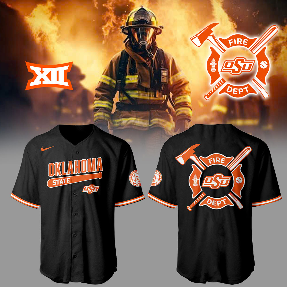Limited Edition CowboysBaseball x Firefighter Appreciation Night Jersey-LL250326003