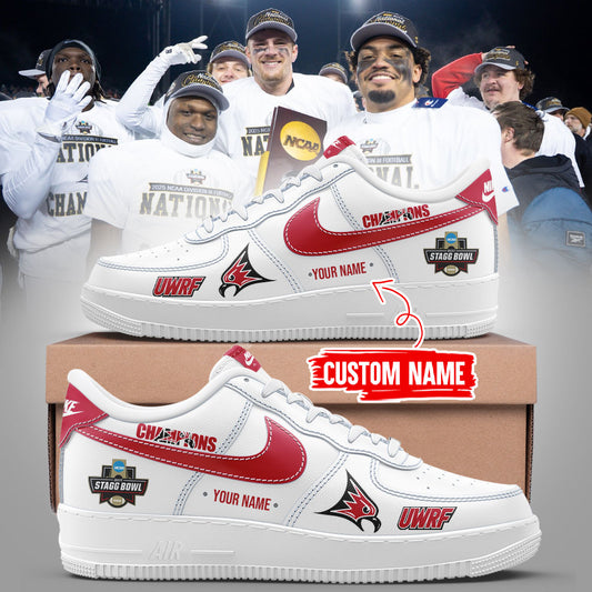 Limited Edition Falcon Football 2025 NCAA Division III National Champions Custom Name Shoes-LL260105040