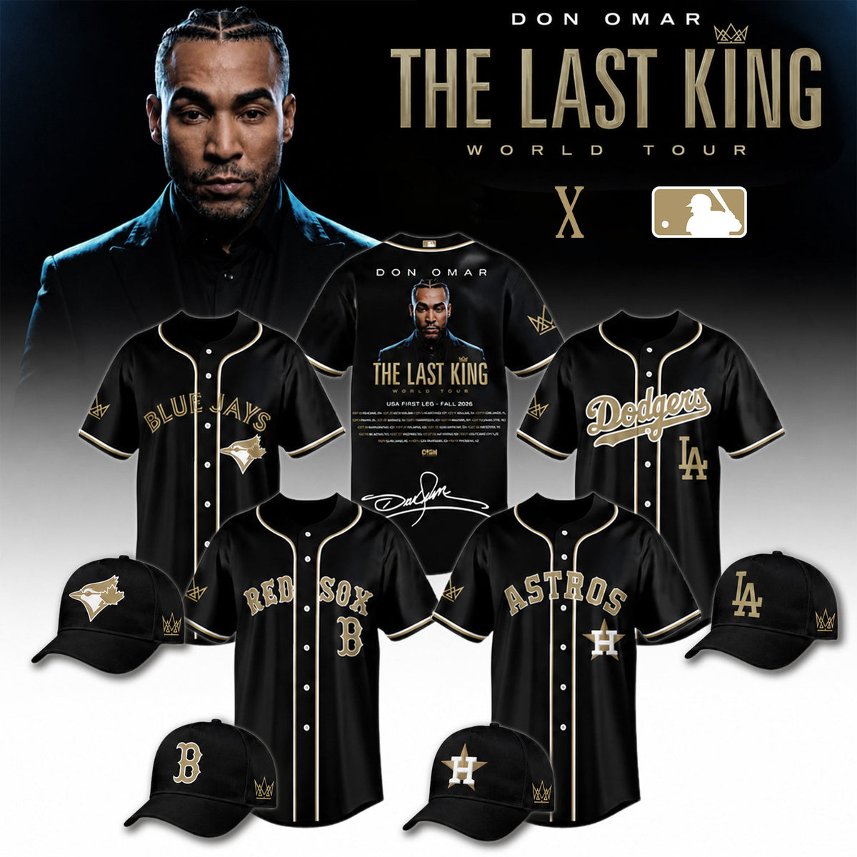 Baseball US x LAST KING WORLD TOUR 2026 Jersey Limited Edition