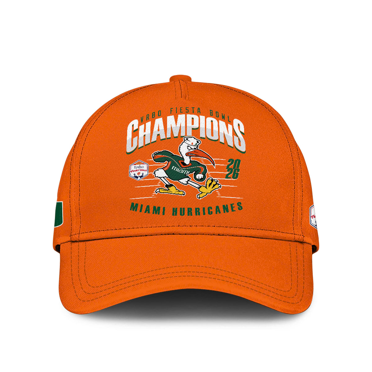 Miami Hurricanes 2026 Fiesta Bowl Champions Hoodie – Orange
