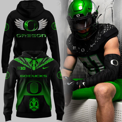 Limited Edition Oregon Football Game 6 uniform combo Hoodie-ND10092531