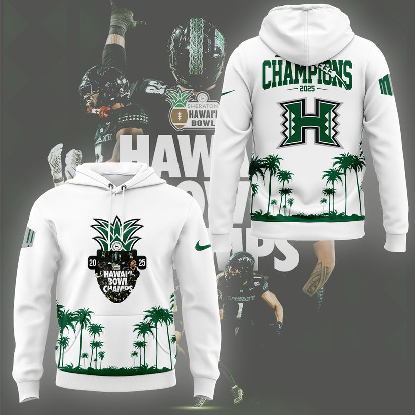 Limited Edition Hawai’i Bowl Champions Hoodie