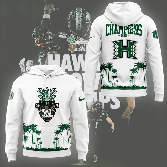 Limited Edition Hawai’i Bowl Champions Hoodie