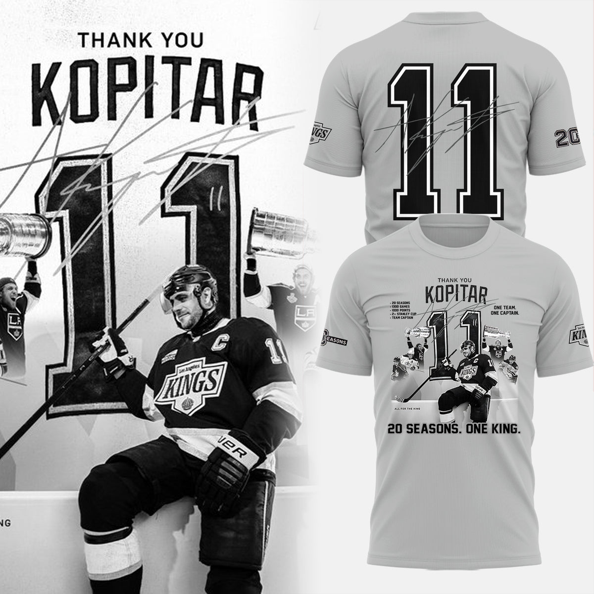 Limited Edition Anze Kopitar Tshirt-PA042726001
