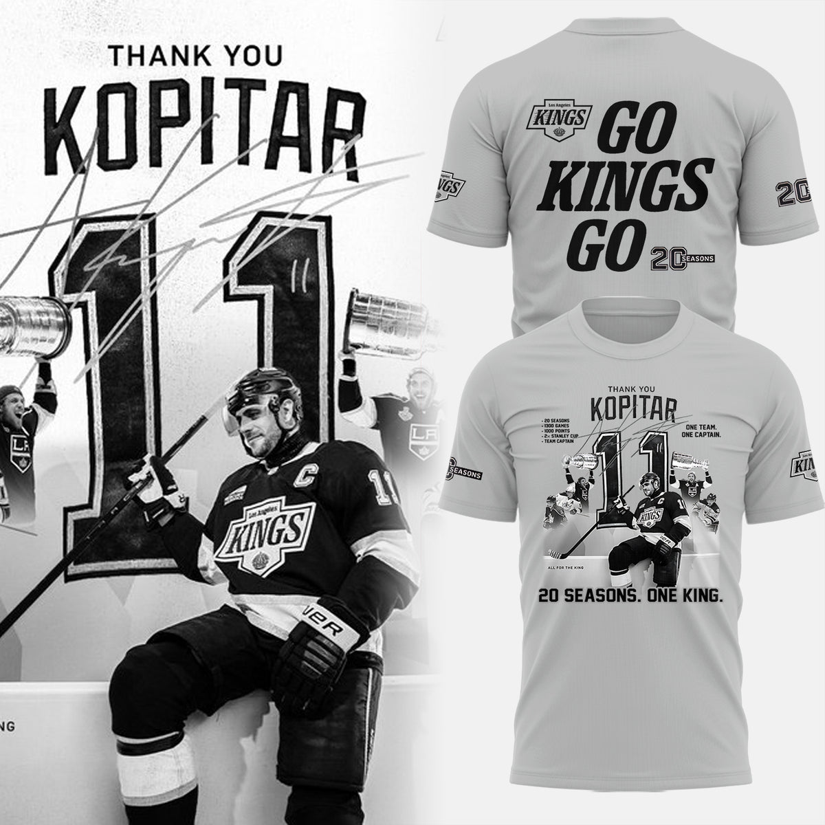 Limited Edition Anze Kopitar Tshirt-PA042726005