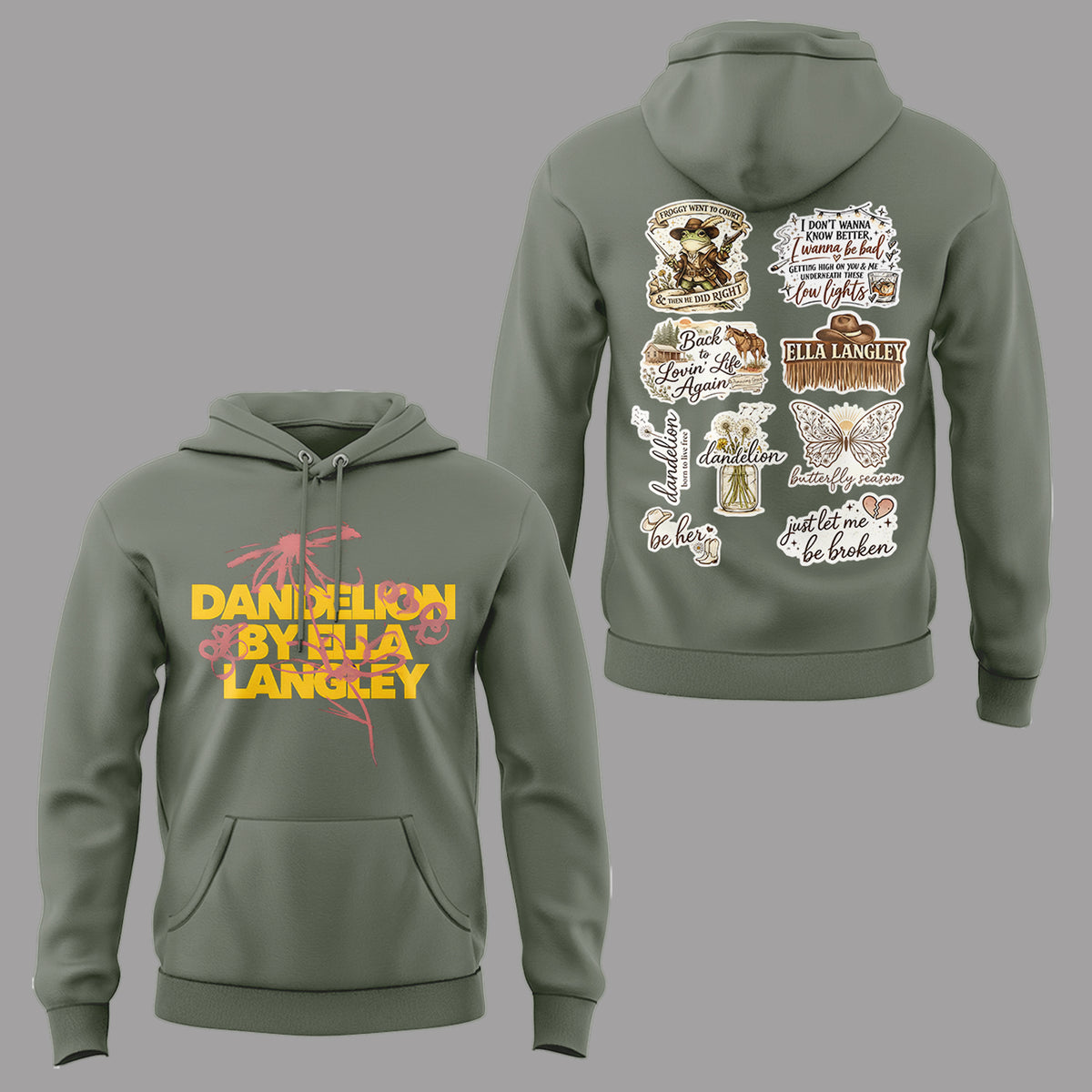E.Langley “The Dandelion Tour” Hoodie-PA050726018