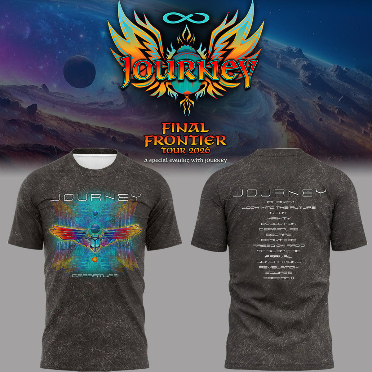 Limited Edition Final Frontier Tour At Atlantic City Shirt
