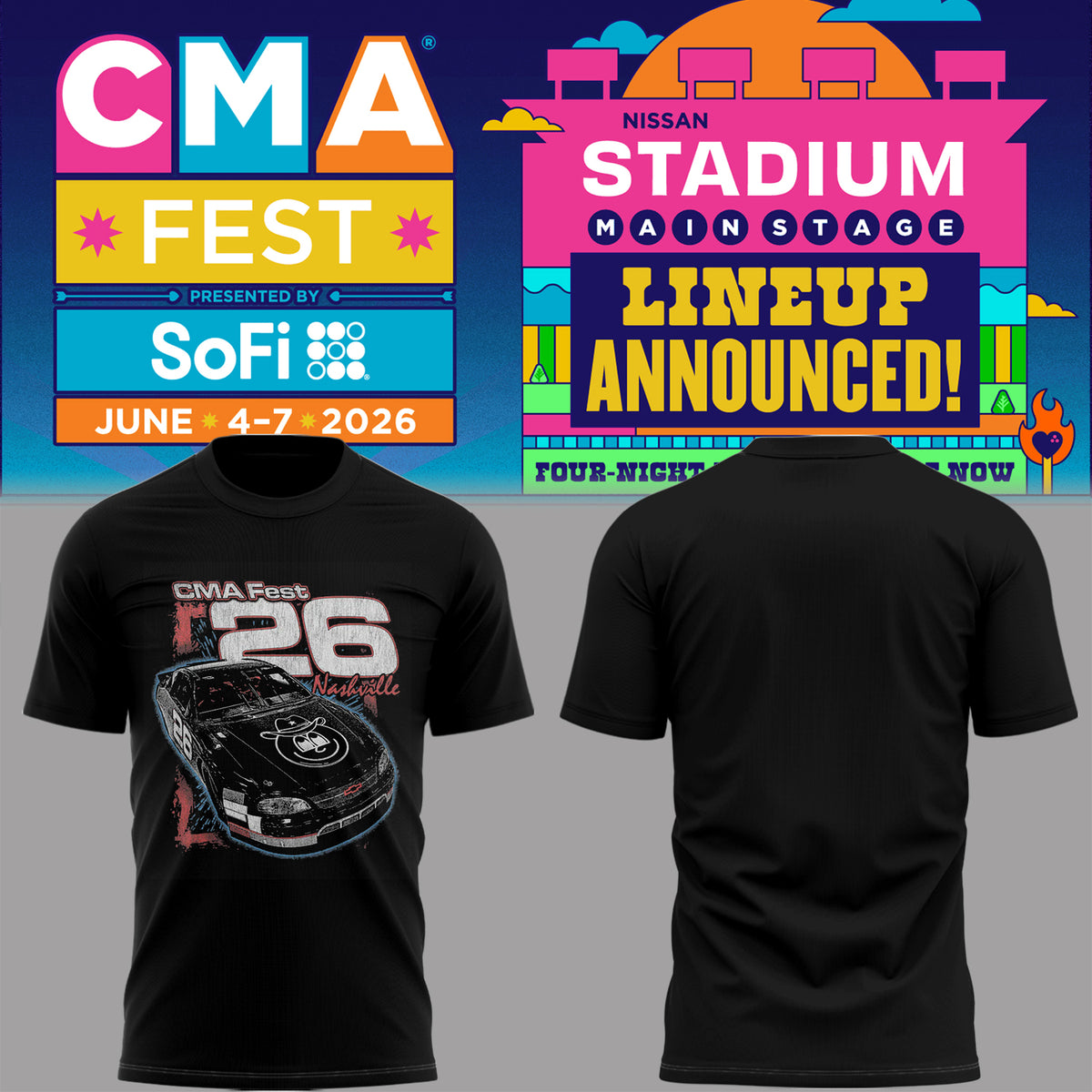 Limited Edition CMA FEST 2026 Shirt-PA060226001