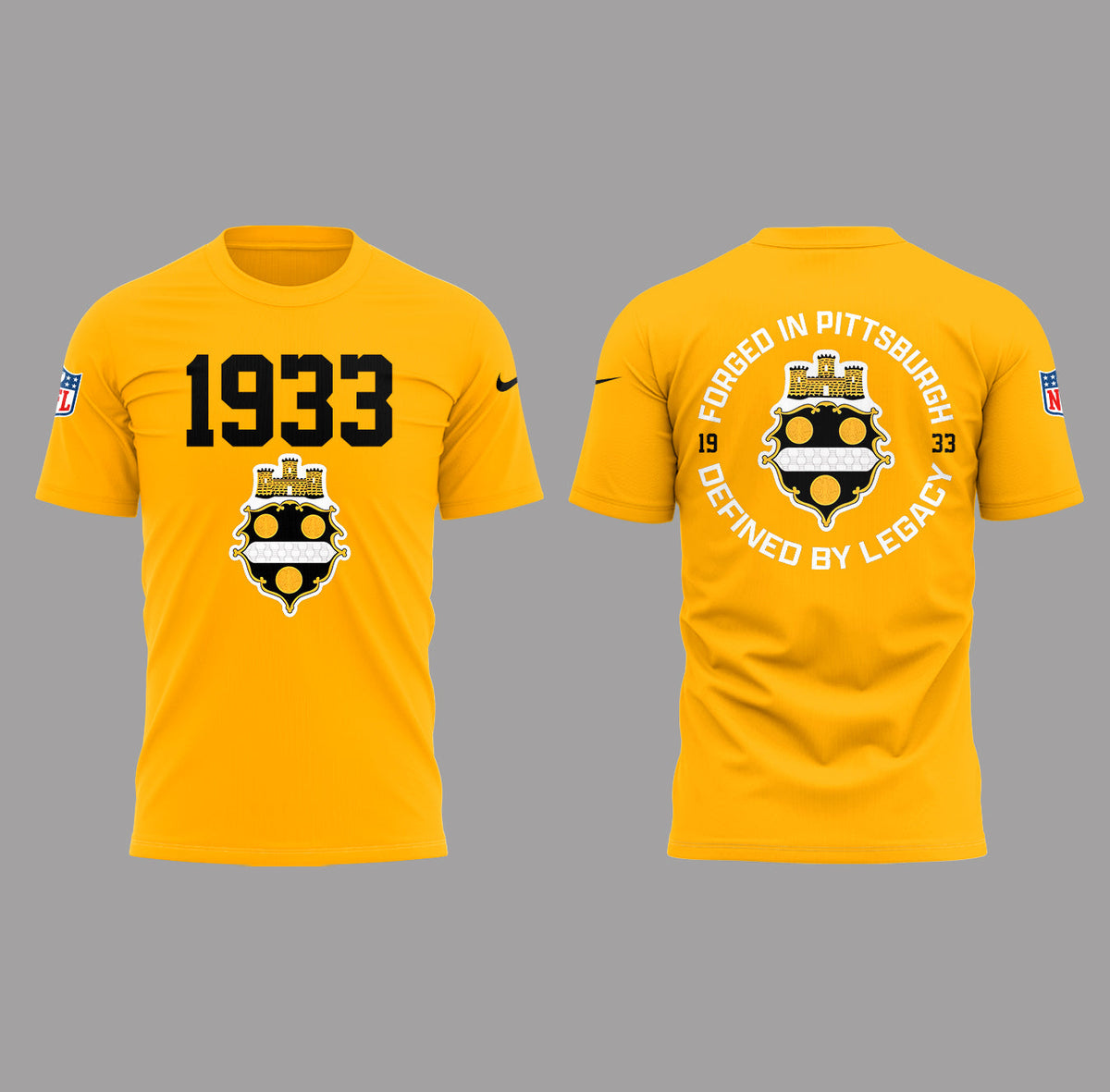 Steeler Nation Shirt - Pittsburgh Steelers The 1933 Legacy Collection T-Shirt