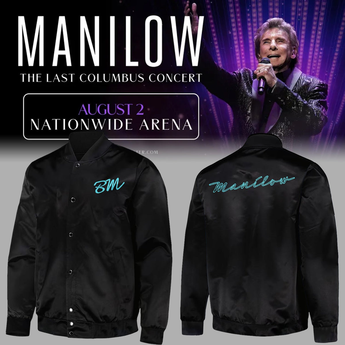 Limited Edition Barry Manilow The Last Columbus Concert Bomber