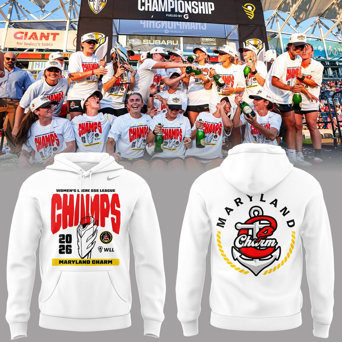 Limited Edition Women’s Lacrosse League Champions 🏆🥍 Hoodie