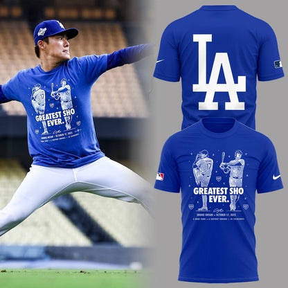 Limited Edition Dodgers x Greatest Sho Ever Shirt
